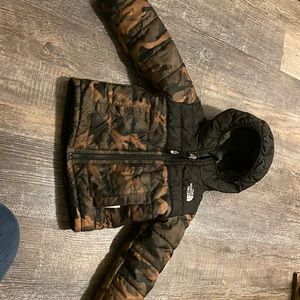 Toddler 2t North Face reversible winter coat.